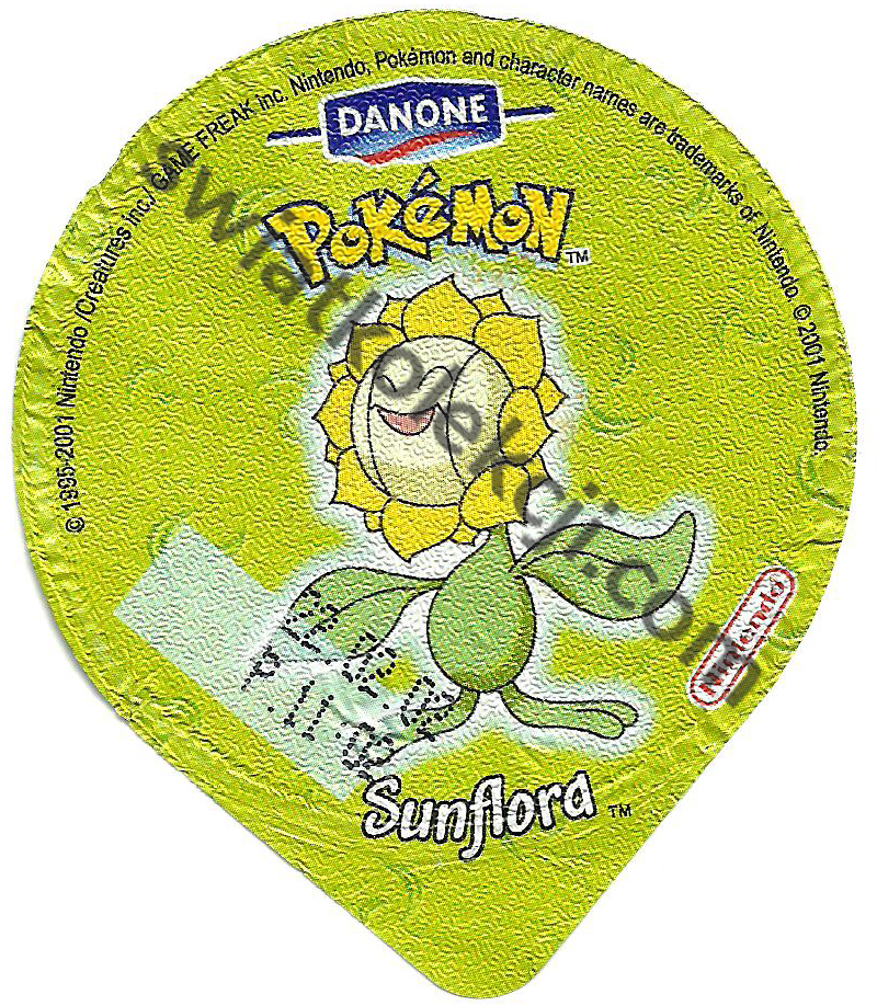 Pokemon-Danone-Seria-3-Sunflora